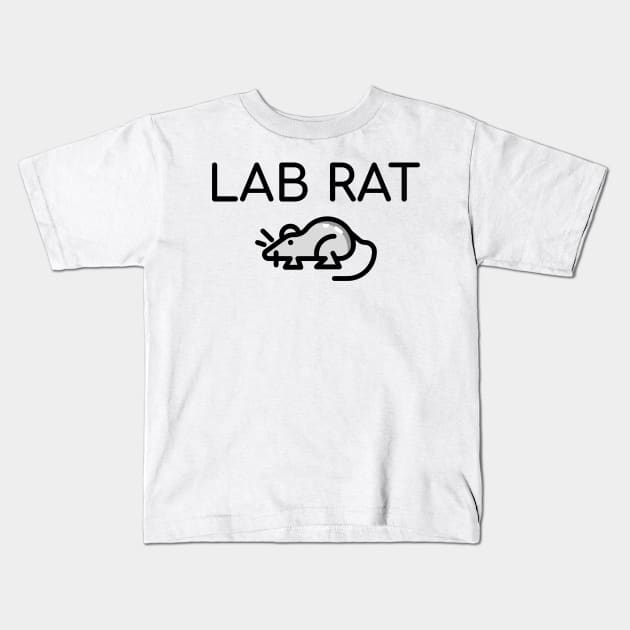 Lab Rat Kids T-Shirt by Chemis-Tees